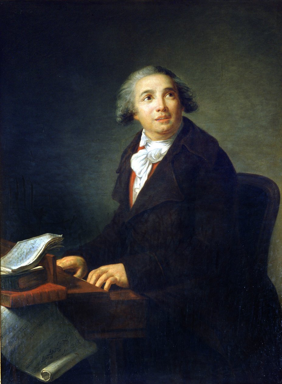 Giovanni Paisiello (nebo Paeseello) (1740-1816), italský skladatel Obraz Marie Elisabeth Louise Vigee Le brun (nebo Vigee-Lebrun nebo Vigee Lebrun) (1755-1842) Museo della Scala de Milan od Elisabeth Louise Vigee Lebrun