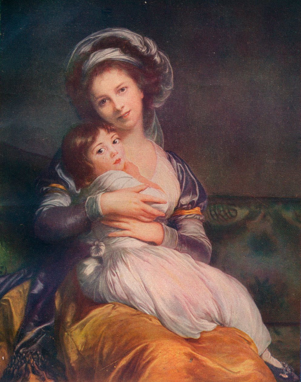 Louise Elisabeth Vigee Le Brun 1755-1842 se svou dcerou Jeanne-Lucie, 1786, 1911 od Elisabeth Louise Vigee Lebrun