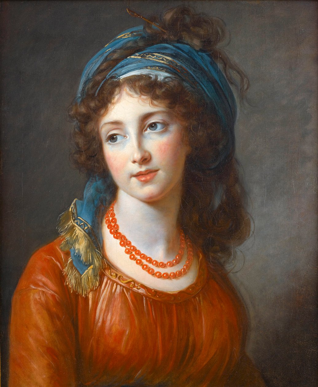Portrét Aglae de Gramont, rozené de Polignac (1768-1812) od Marie Louise Elisabeth Vigee Lebrun (Vigee-Lebrun) (1755-1842) od Elisabeth Louise Vigee Lebrun