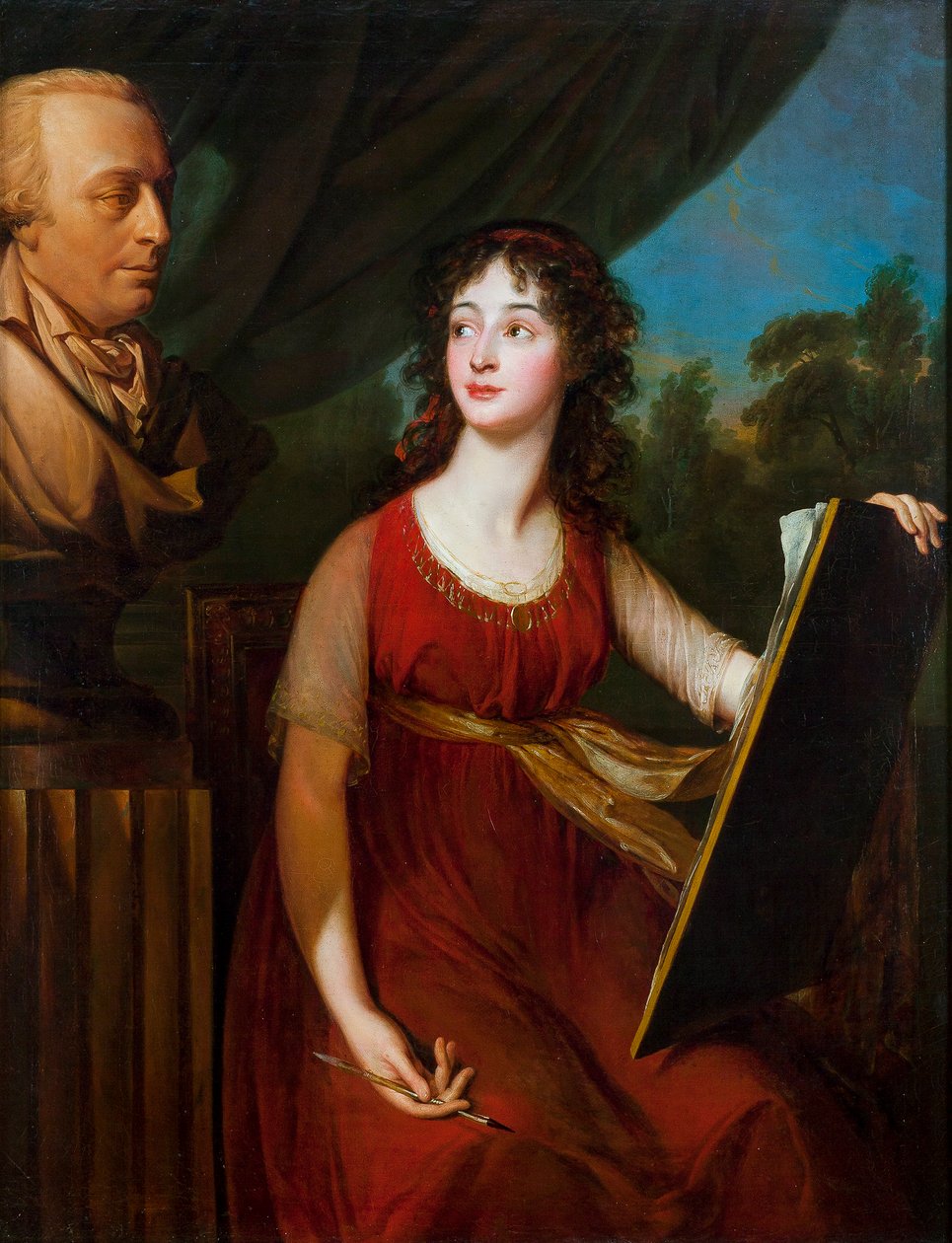 Portrét hraběnky Marie Vasiljevny Kochubeyové 1779-1844. od Elisabeth Louise Vigee Lebrun
