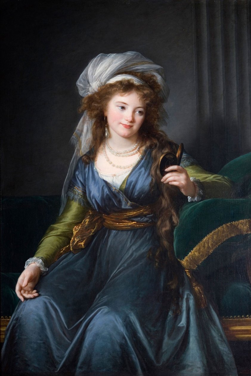 Portrait of Countess Yekaterina Skavronskaya, née von Engelhardt 1761-1829 od Elisabeth Louise Vigee Lebrun