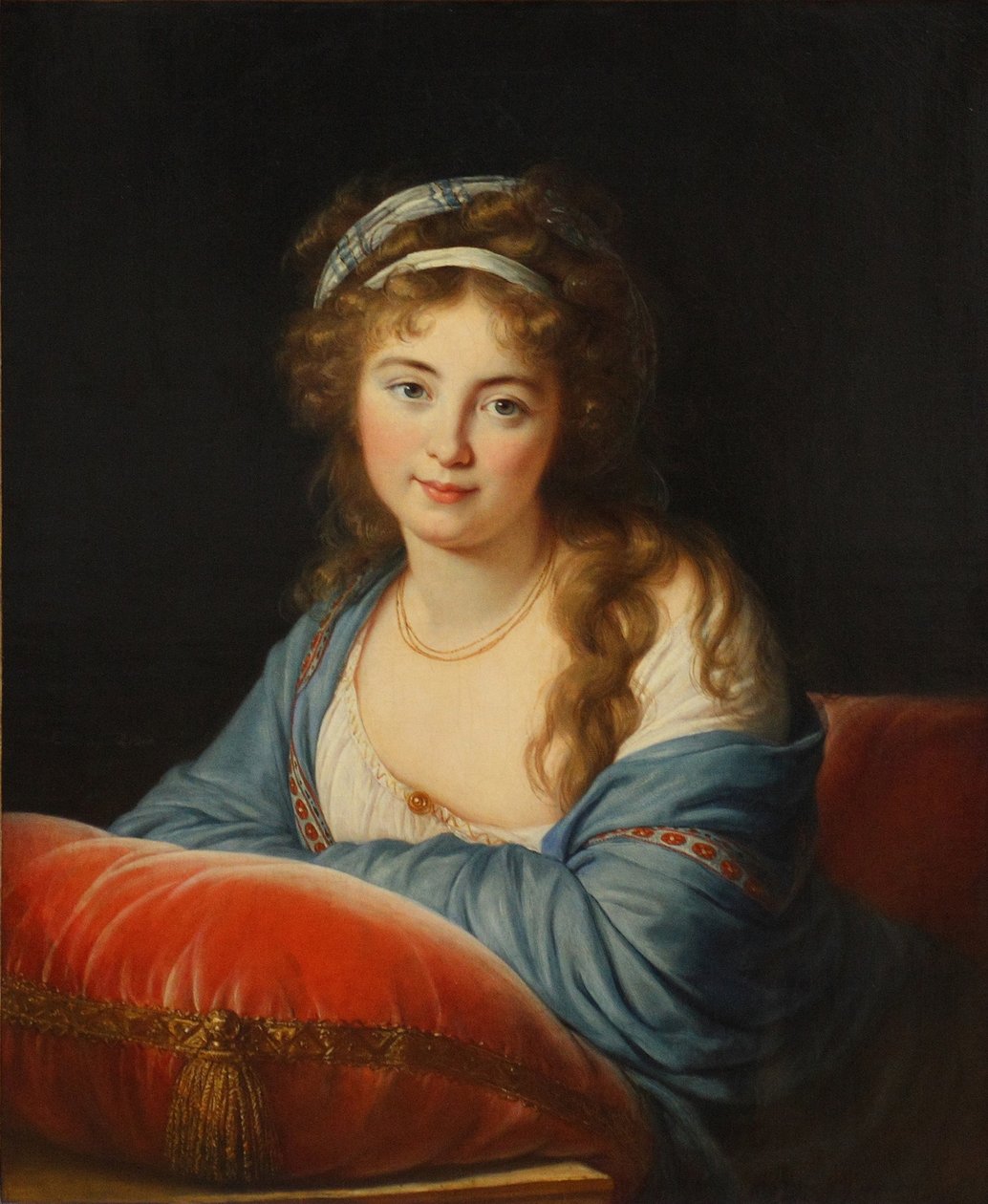 Portrait of Countess Yekaterina Skavronskaya, née von Engelhardt 1761-1829, 1796 od Elisabeth Louise Vigee Lebrun