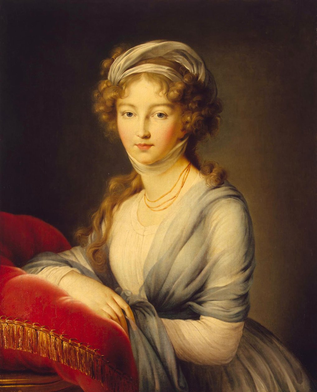 Portrét císařovny Alžběty Alexejevny, princezny Louise Bádenské 1779-1826, 1798 od Elisabeth Louise Vigee Lebrun