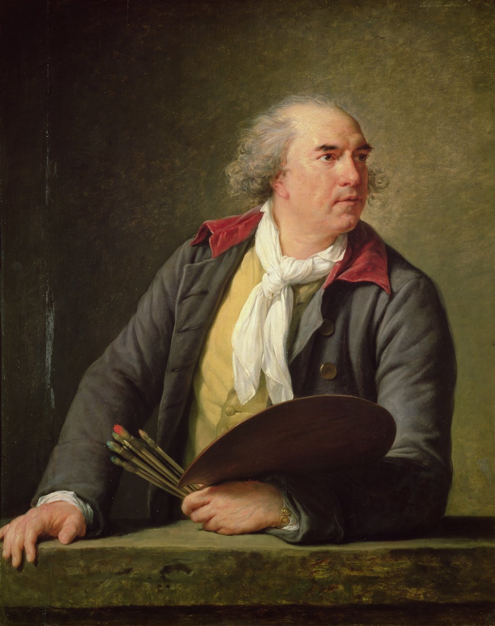 Portrét Huberta Roberta (1733-1808) 1788 (olej na panelu) od Elisabeth Louise Vigee Lebrun
