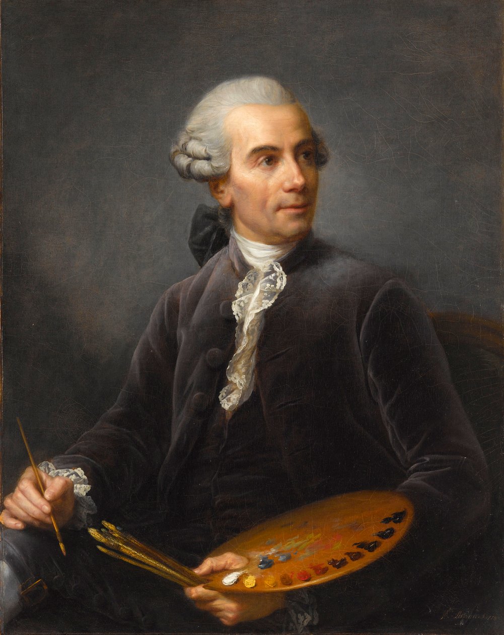 Portrét Josepha Verneta 1719-1789, 1778. od Elisabeth Louise Vigee Lebrun