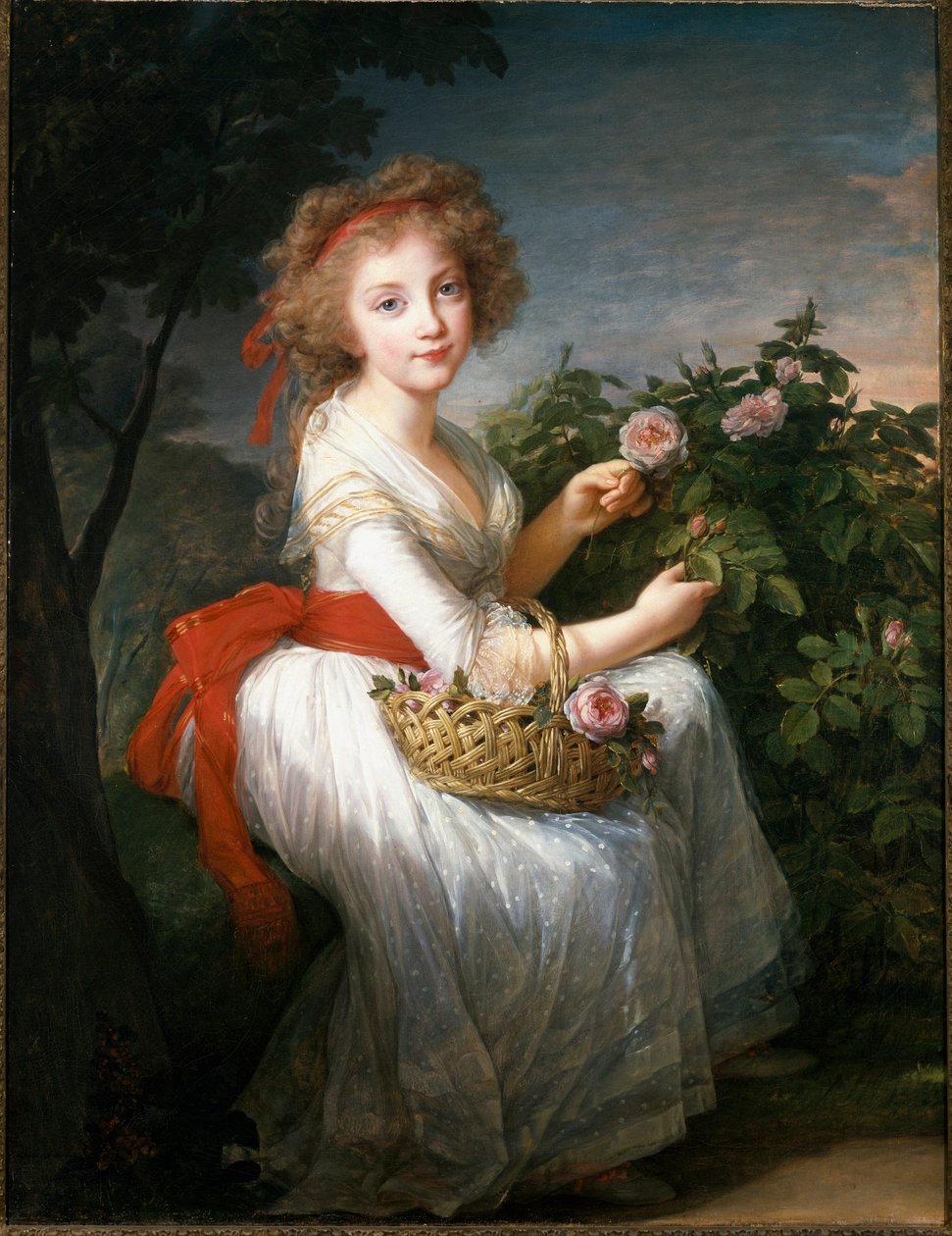 Portrét Marie Kristiny Neapolské a Sicílie, kolem roku 1790 (olej na plátně) od Elisabeth Louise Vigee Lebrun