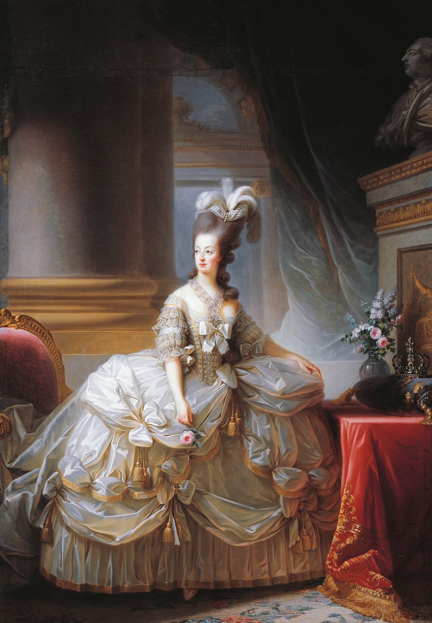 Portrét Marie Antoinetty (Vídeň od Elisabeth Louise Vigee Lebrun