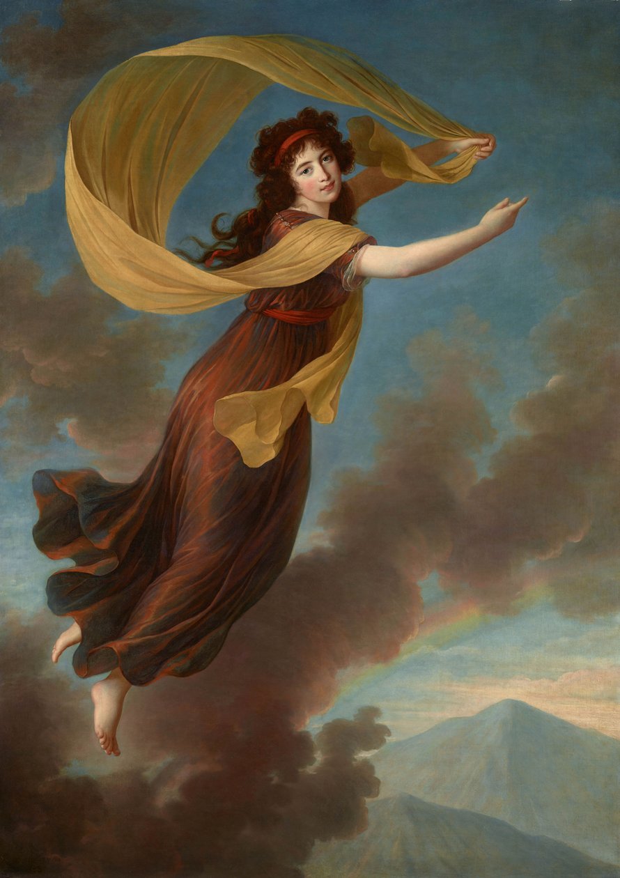Portrét princezny Karoliny von Liechtenstein, rozené hraběnky von Manderscheid-Blankenheim 1768-183 od Elisabeth Louise Vigee Lebrun