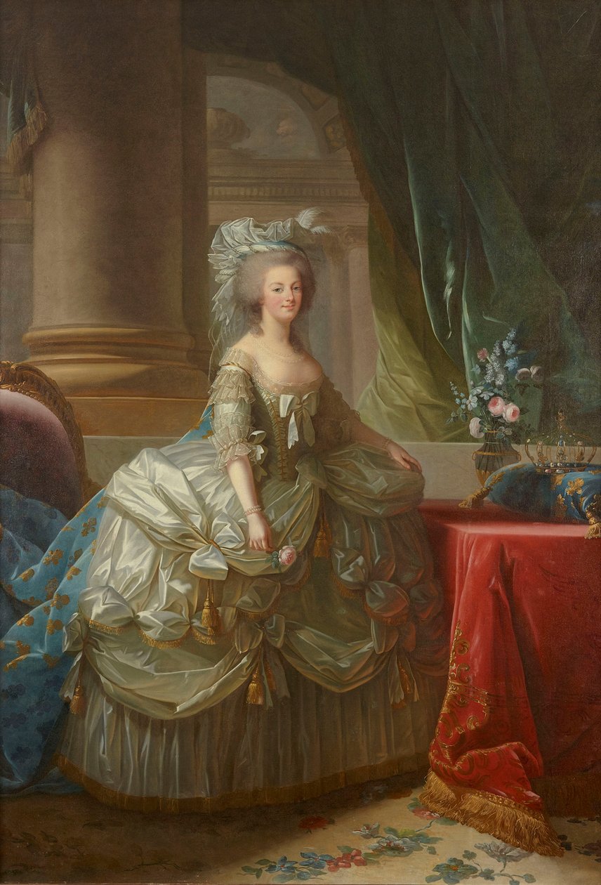 Portrét francouzské královny Marie Antoinetty 1755-1793, c. 1785. od Elisabeth Louise Vigee Lebrun
