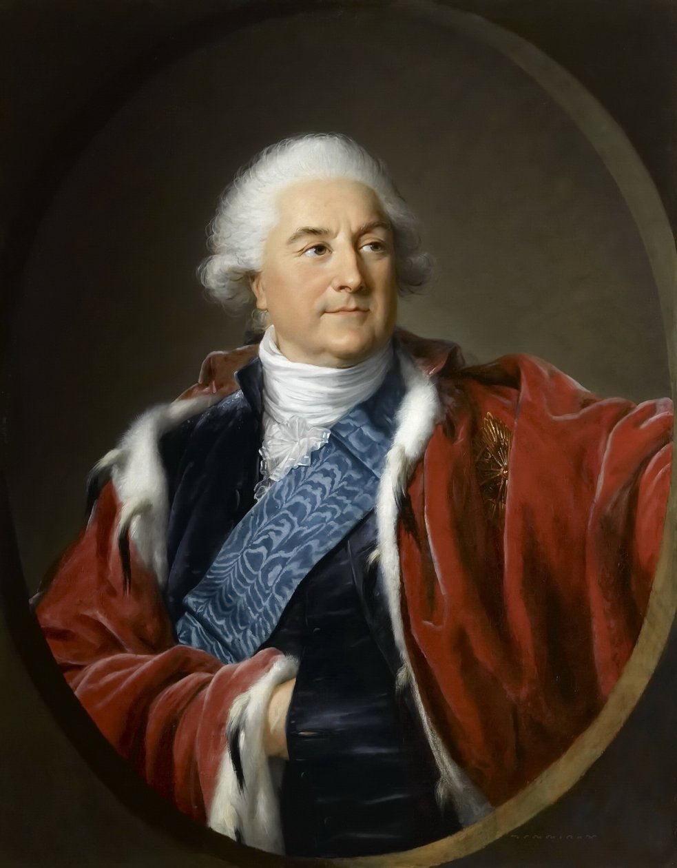 Portrét Stanislawa II Augusta Poniatowského, krále a velkovévody Polsko-litevského společenství od Elisabeth Louise Vigee Lebrun