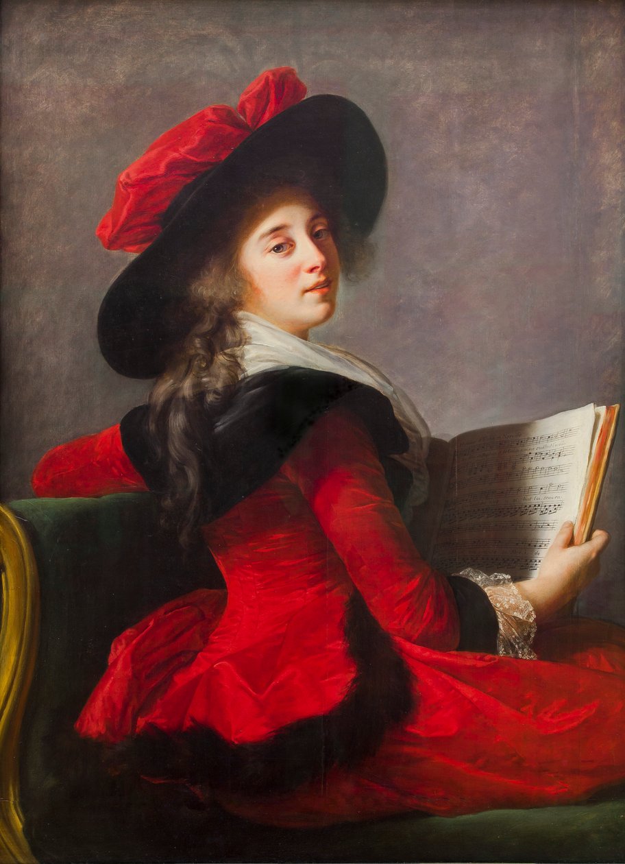 Portrét baronky Crussolové, manželky Henri-Charles-Emmanuela de Crussol-Florensac, rozené Anne Mari od Elisabeth Louise Vigee Lebrun