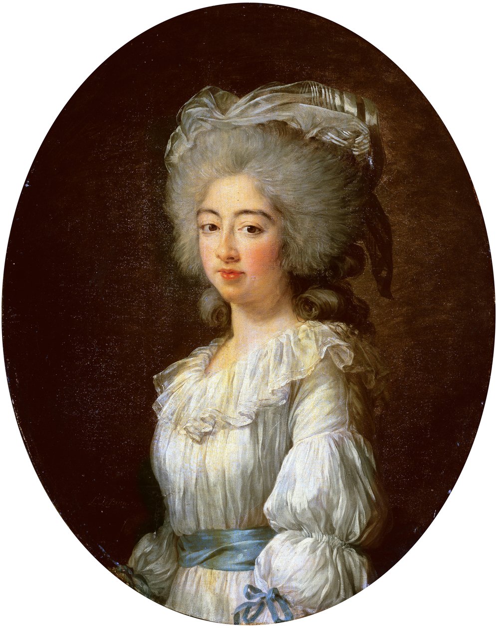 Portrét Louise Marie Josephine, hraběnky z Provence, pozdější královny Francie od Elisabeth Louise Vigee Lebrun