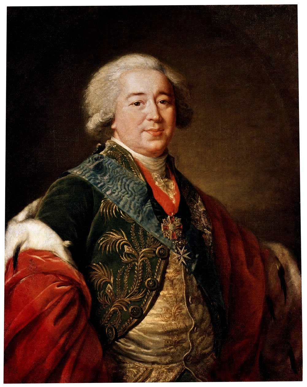 Portrét vicekancléře prince Alexandra Kurakina, 1797 od Elisabeth Louise Vigee Lebrun