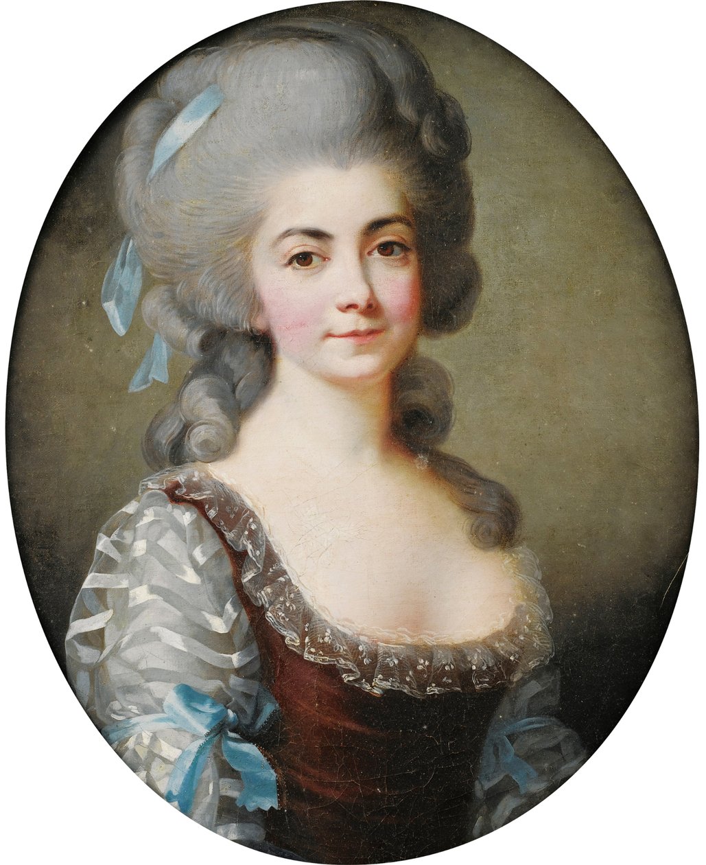 Portrét operní pěvkyně Antoinetty Saint-Hubertyové 1756-1812, c. 1780 od Elisabeth Louise Vigee Lebrun