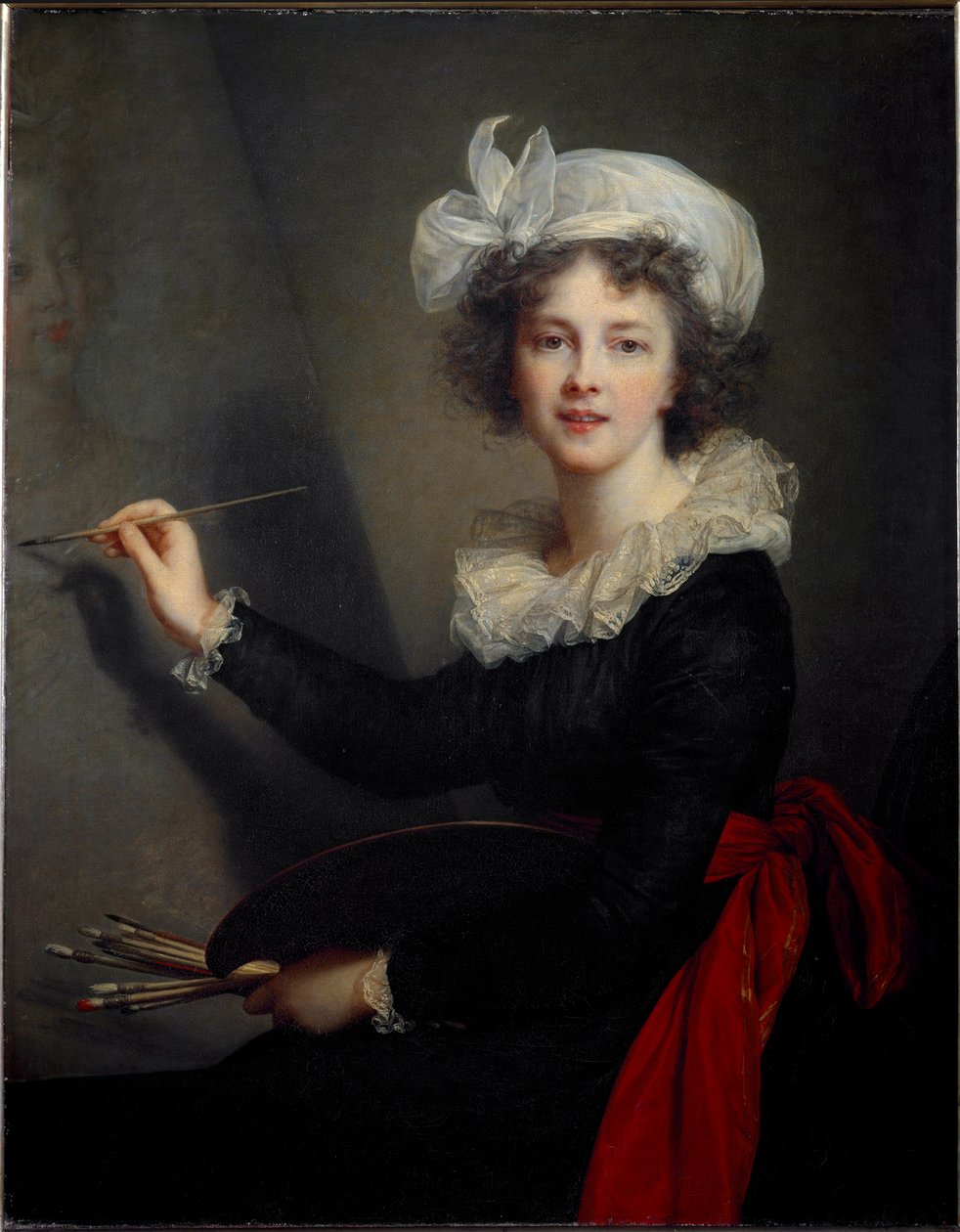 Autoportrét, cca 1791 (olej na plátně) od Elisabeth Louise Vigee Lebrun