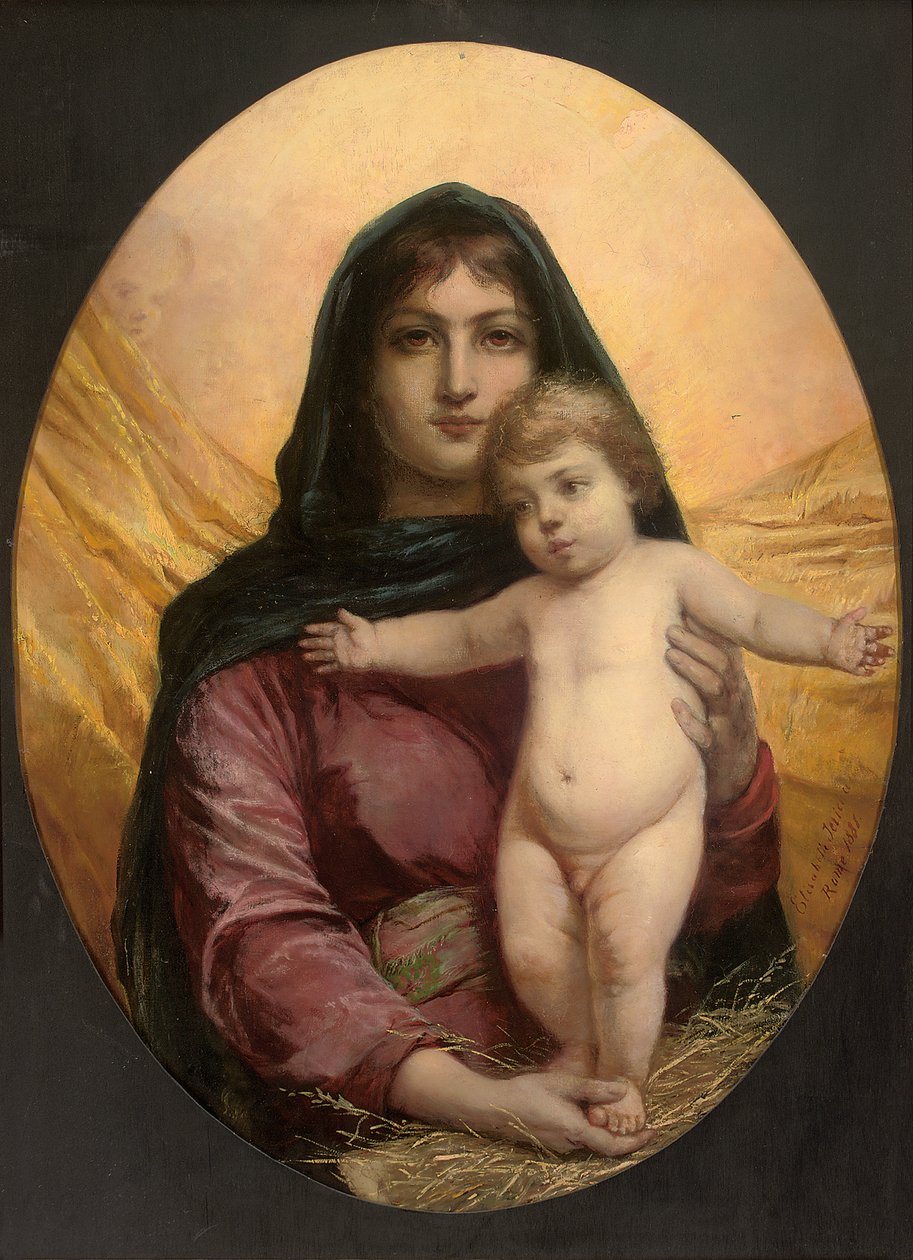 Madonna a dítě, 1881 od Elisabeth Maria Anna Jerichau Baumann