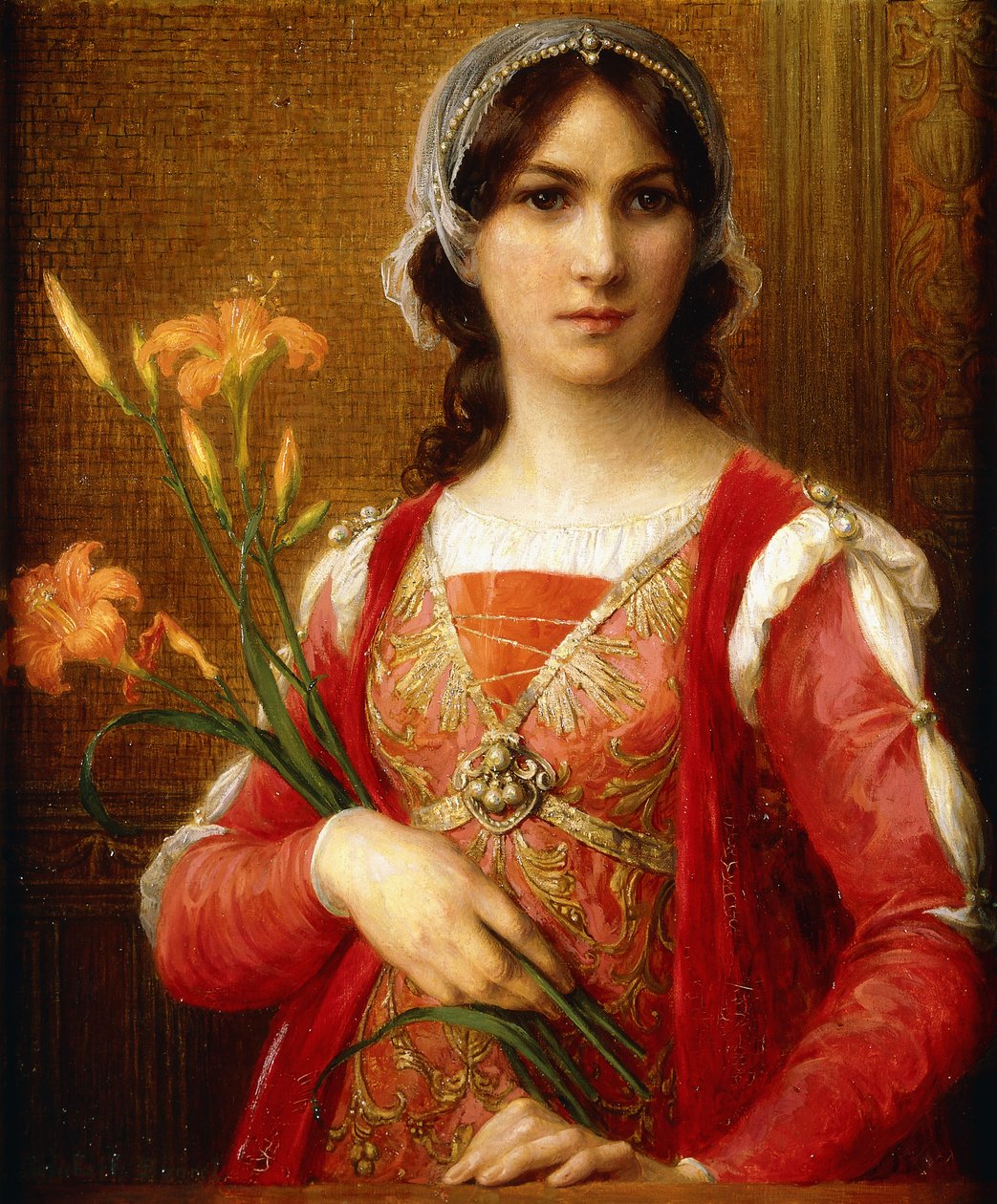 Beatrix Portinari, asi 1913 (olej na plátně) od Elisabeth Sonrel
