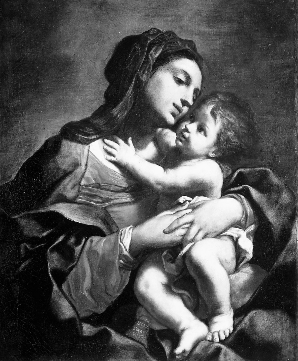 Madonna s dítětem od Elisabetta Sirani