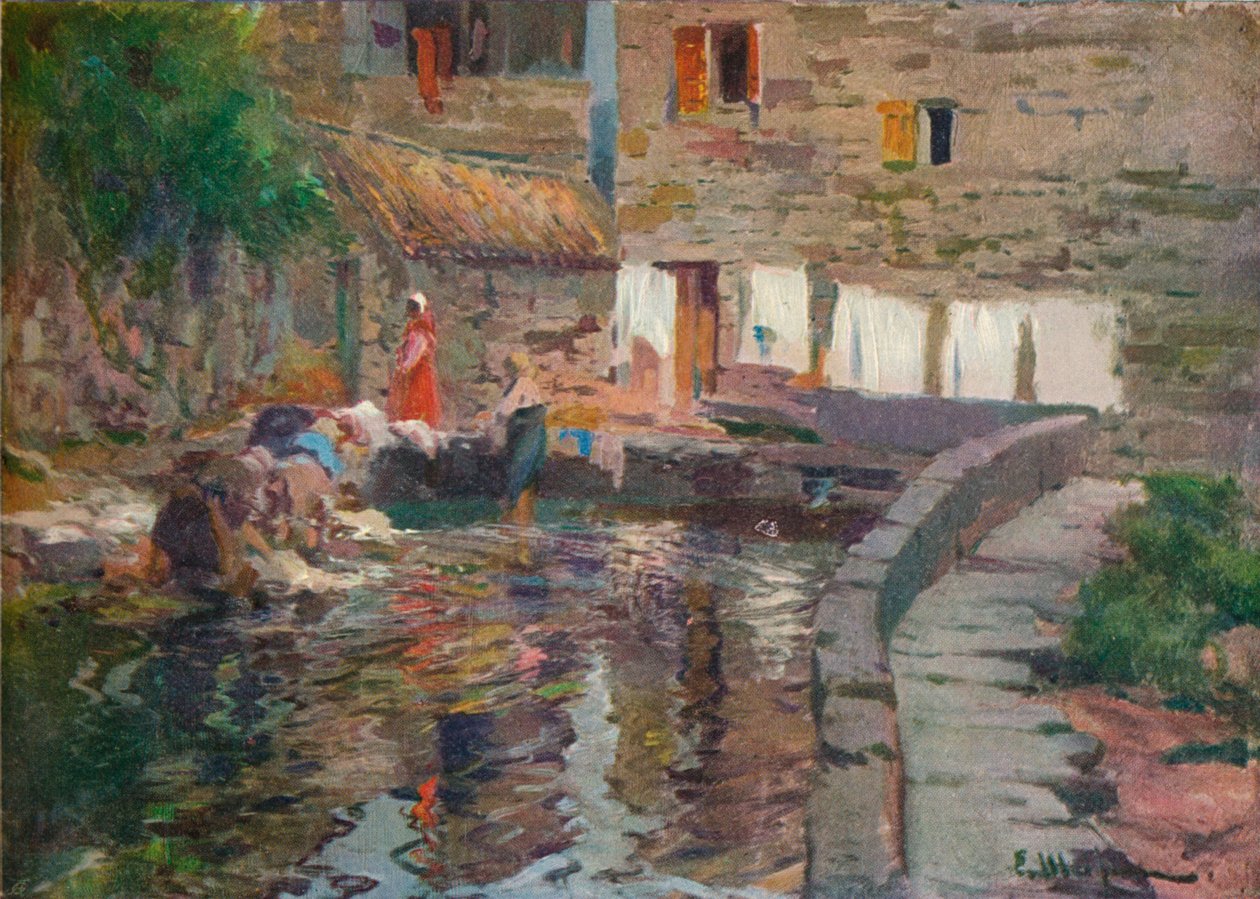 Pračky, Pontevedra, c1904 od Eliseo Meifren y Roig