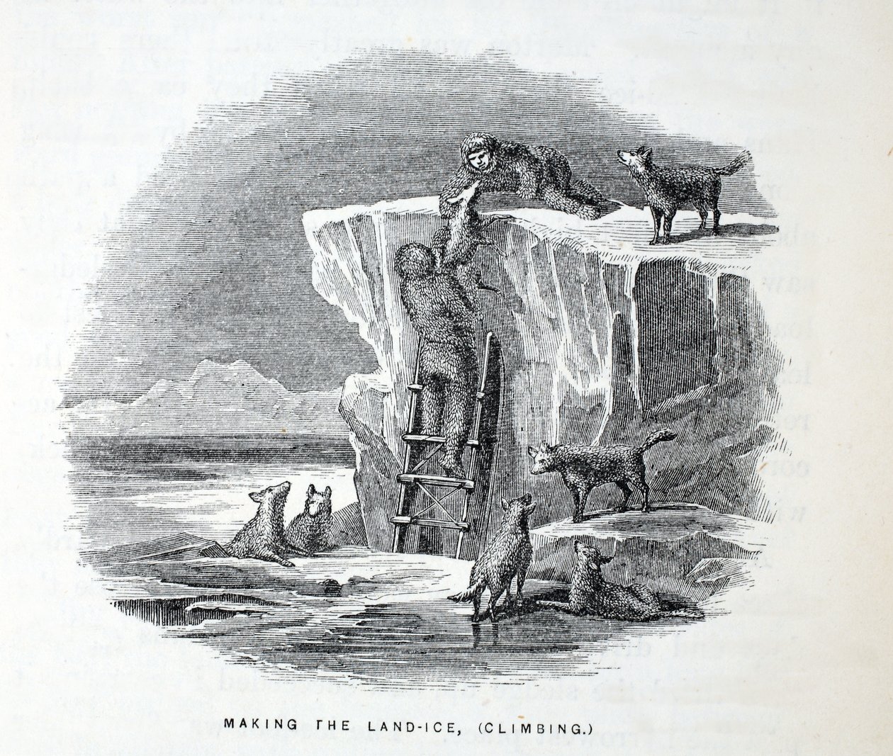 Making the Land-Ice, Climbing, ilustrace z 