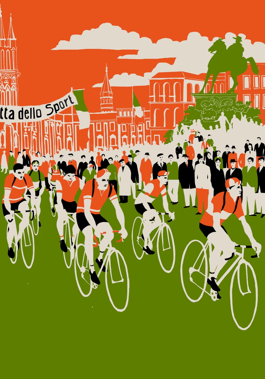 Giro, 2013 (sítotisk) od Eliza Southwood