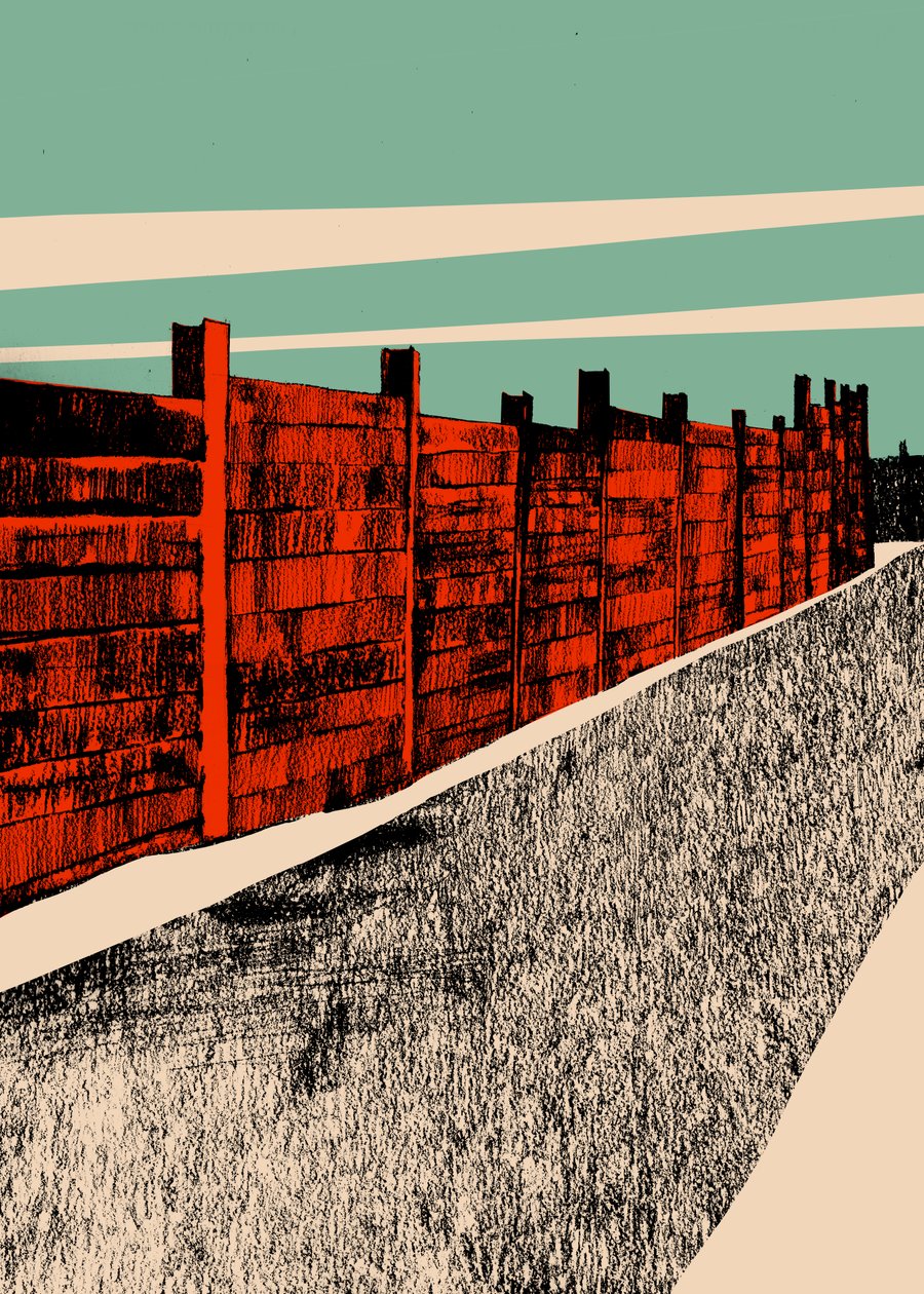 Jarrah Wall, 2014 (sítotisk) od Eliza Southwood