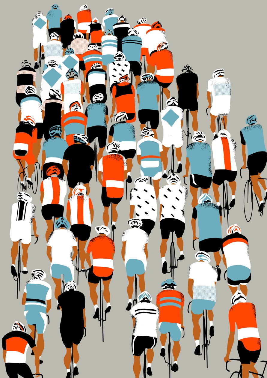 Peloton, 2013 (sítotisk) od Eliza Southwood