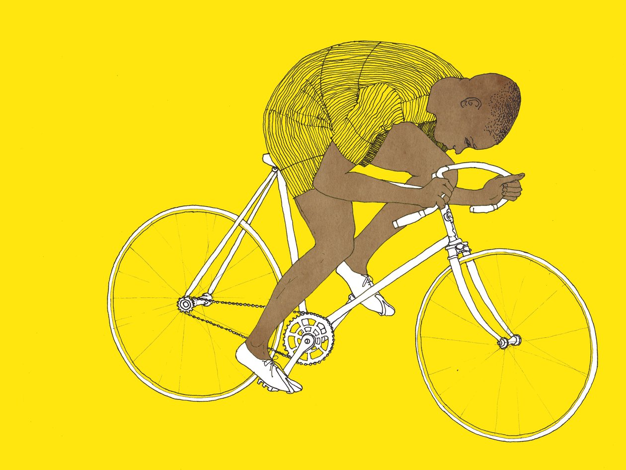 Yellow Major Taylor, 2014 (sítotisk) od Eliza Southwood