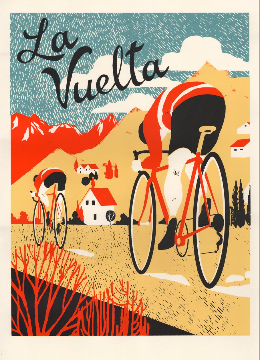La Vuelta, 2015 (sítotisk) od Eliza Southwood