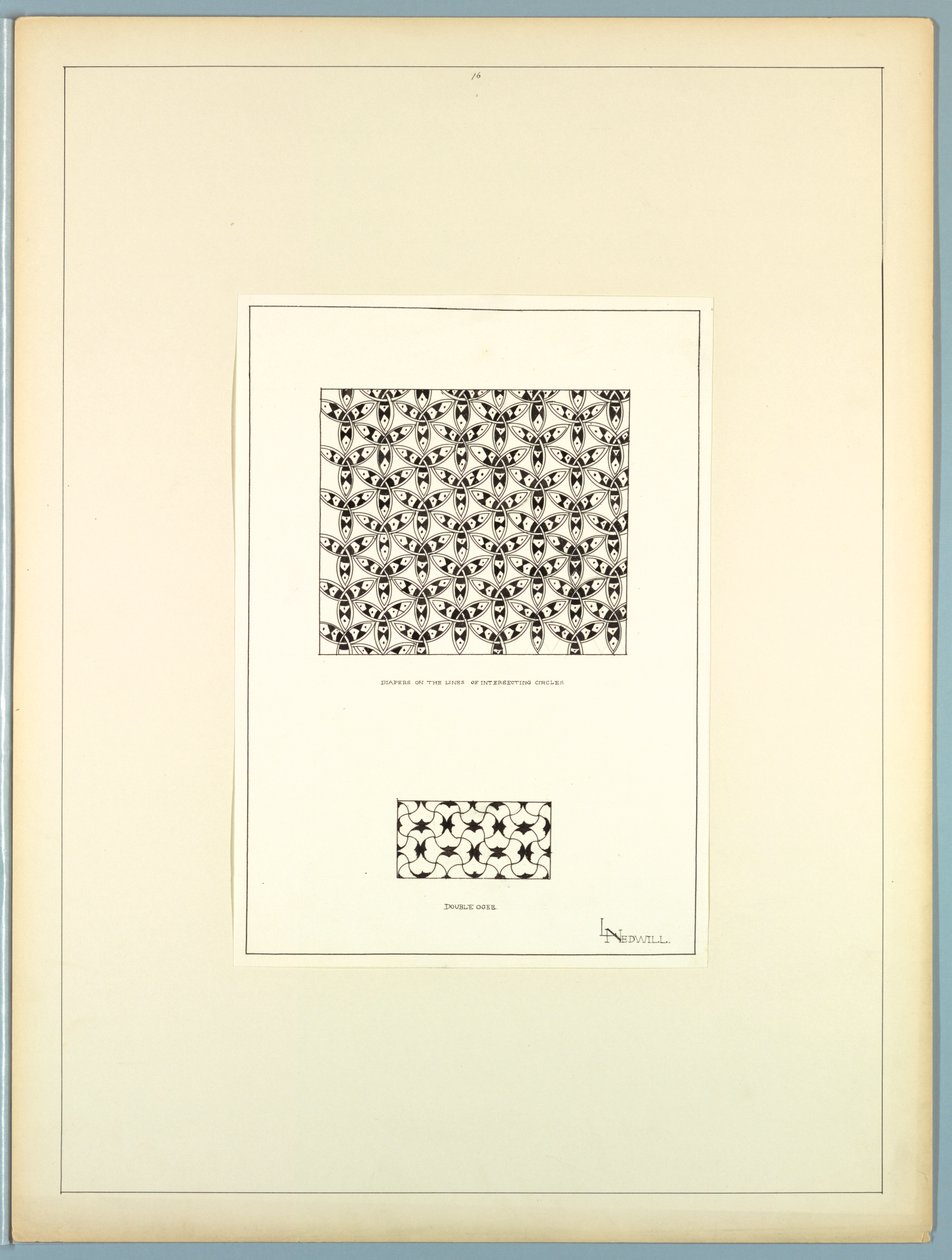 Portfolio, Historický Ornament, ca. 1900 od Elizabeth A. Nedwill
