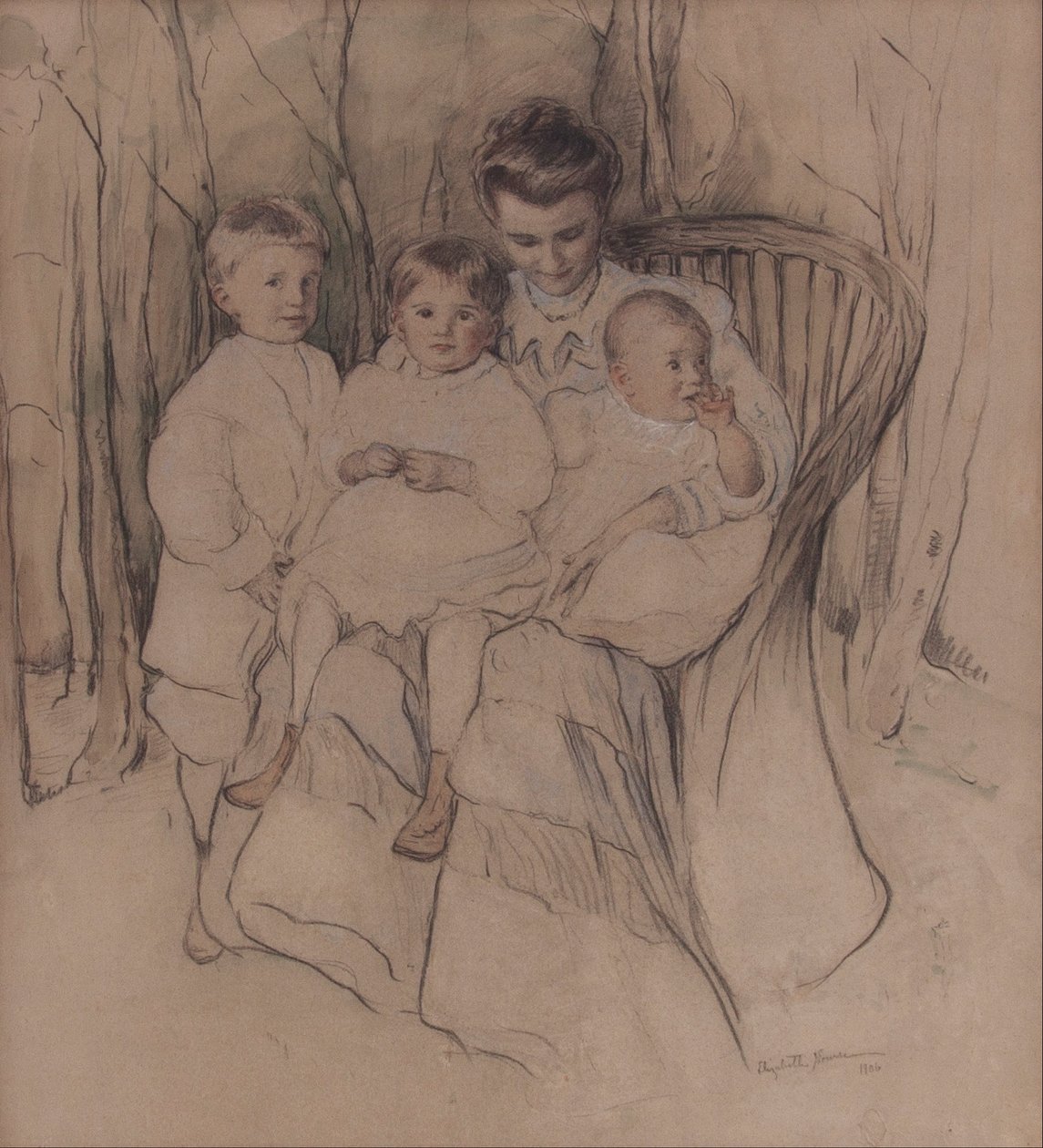 Matka a tři děti od Elizabeth Nourse