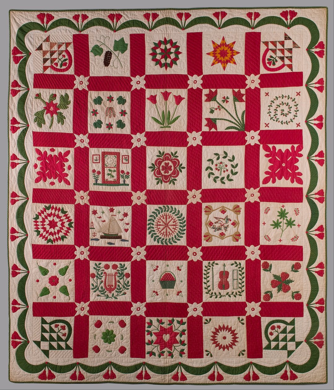 Album Quilt od Elizabeth Sanford Jennings Hopkins