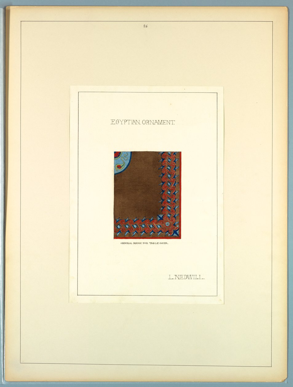 Portfolio, historický ornament od Elizabeth A. Nedwill