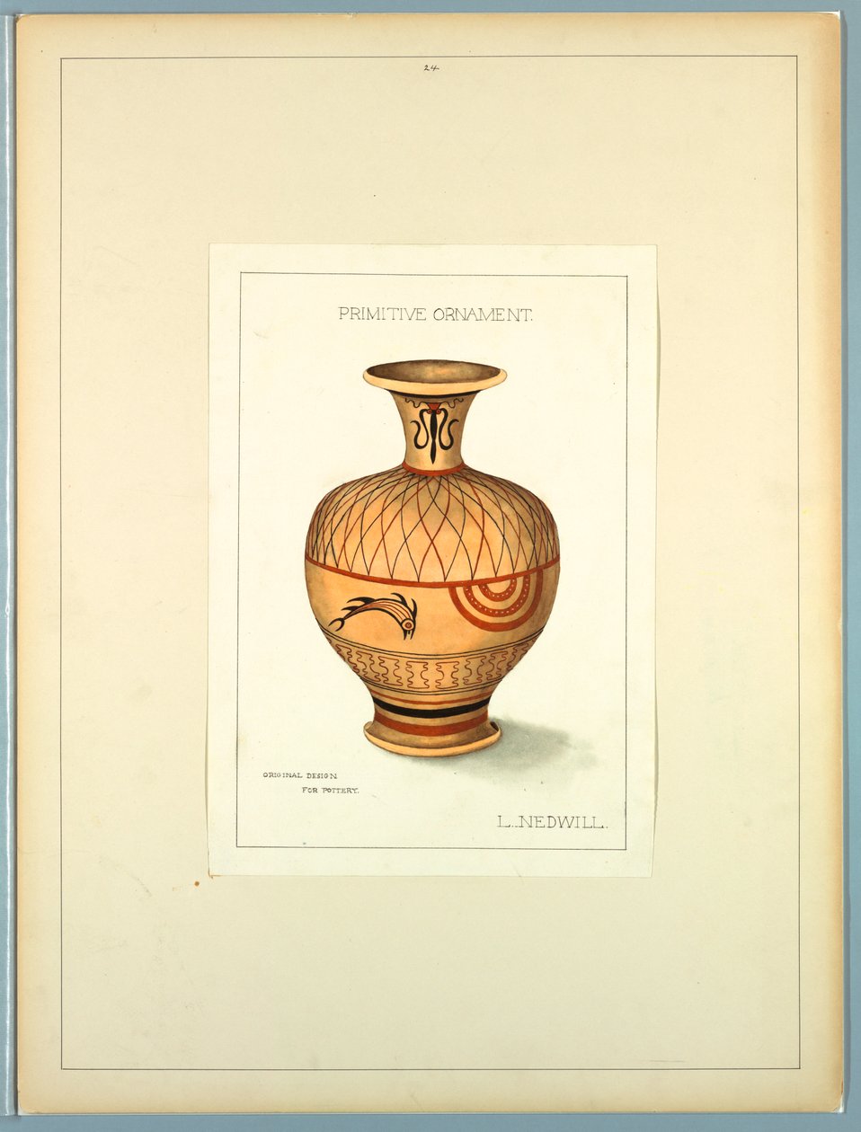 Portfolio, historický ornament od Elizabeth A. Nedwill
