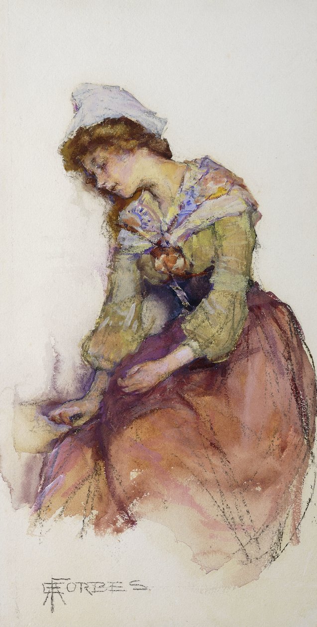 Chvíle nečinnosti, od Elizabeth Adela Stanhope Forbes
