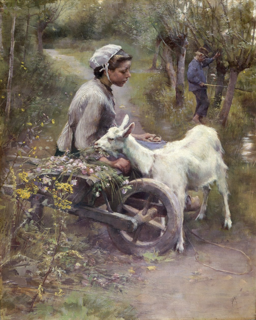 Jean, Jeanne a Jeannette, exh.1892 (olej na plátně) od Elizabeth Adela Stanhope Forbes