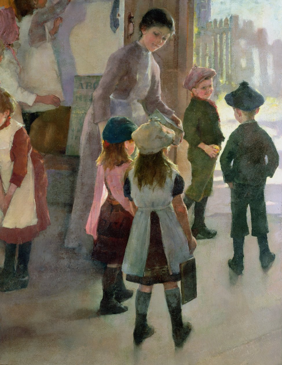 School is Out, 1889 (detail 77650) od Elizabeth Adela Stanhope Forbes