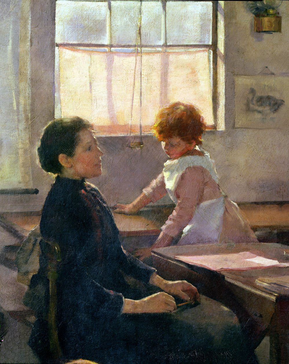 School is Out, 1889 (detail 77650) od Elizabeth Adela Stanhope Forbes
