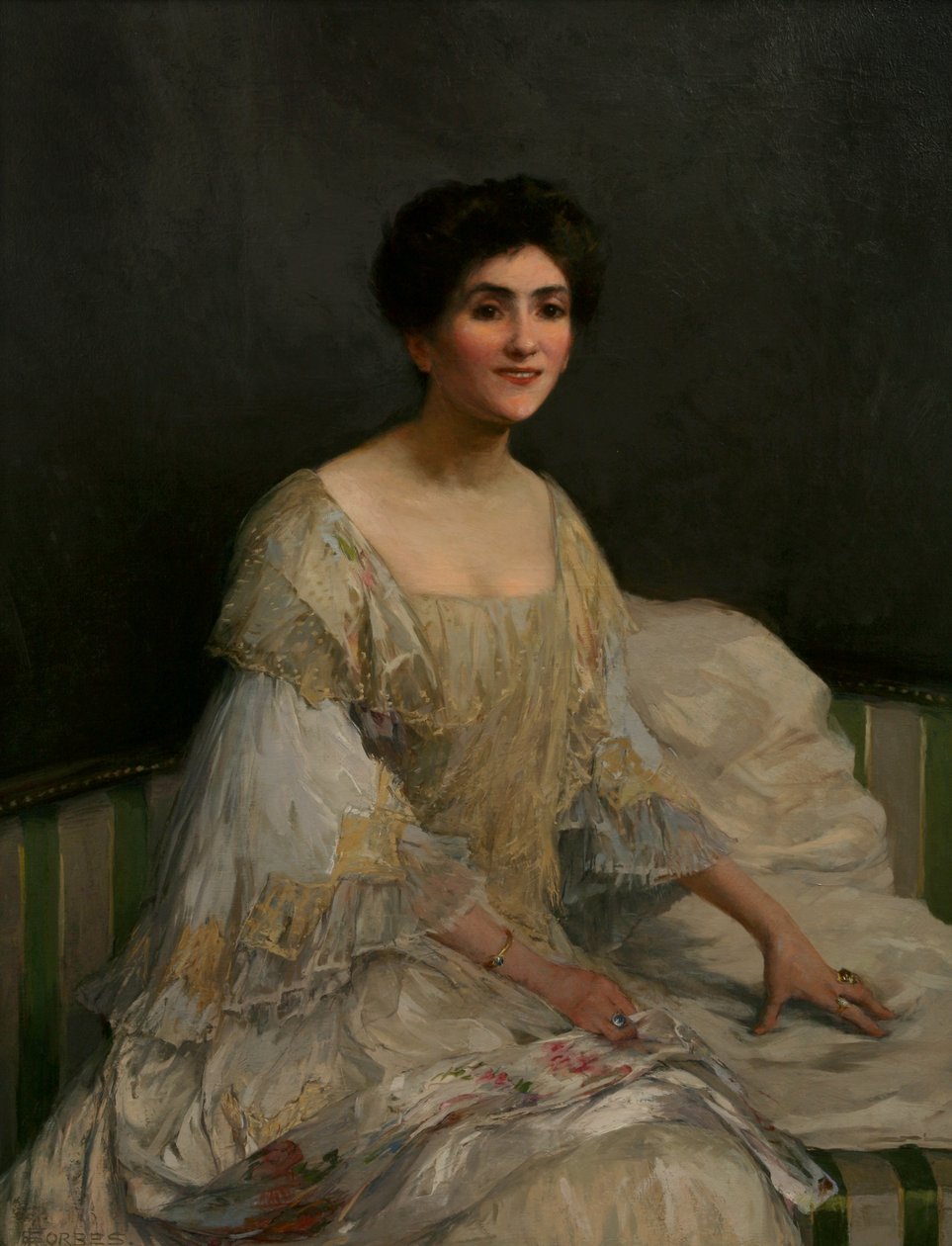 Nevěsta (Lady Forbes), kolem roku 1889 od Elizabeth Adela Stanhope Forbes