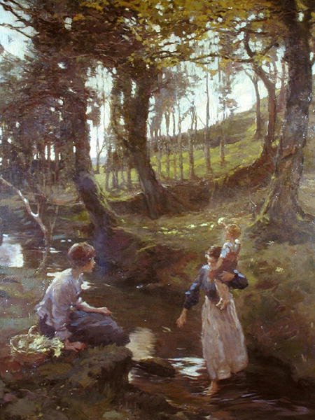 Primrose Wood od Elizabeth Adela Stanhope Forbes
