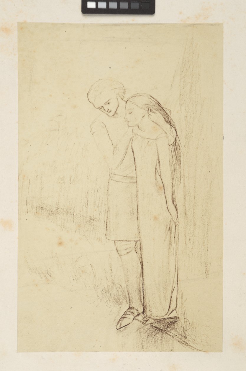 Návrhy a náčrty od Elizabeth Eleanor (1834-62) Siddal