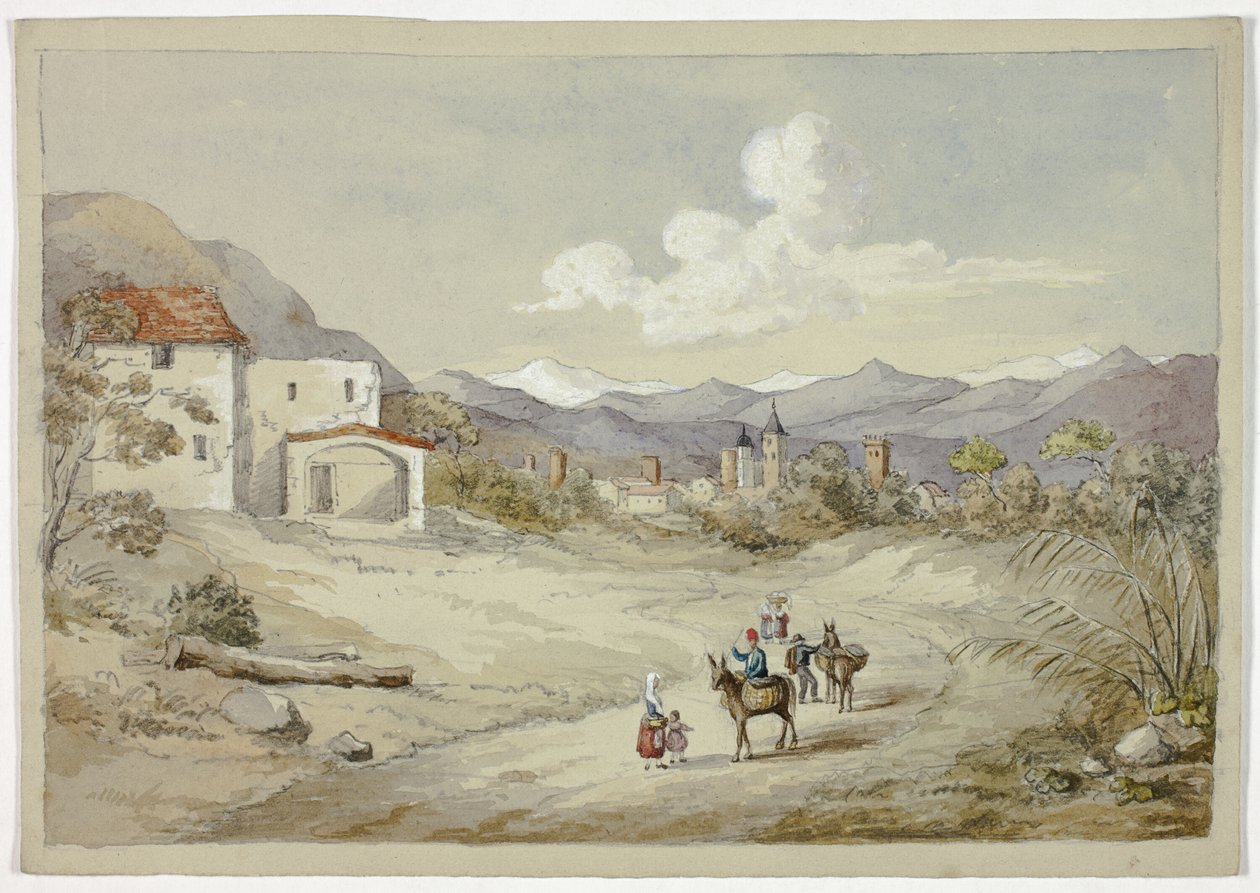 Albenga na Corniche (pobřežní) silnici od Elizabeth Murray