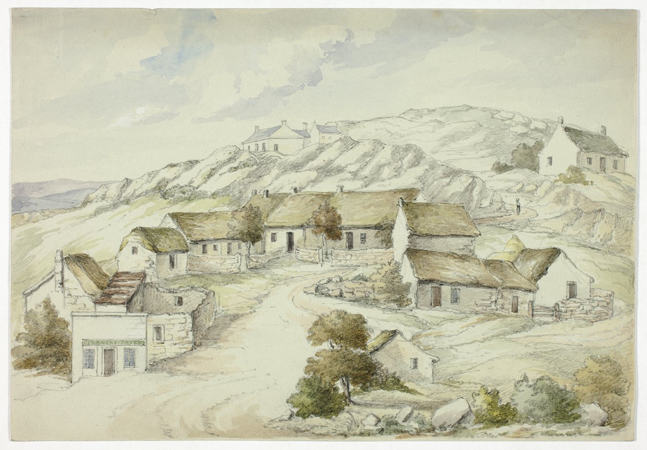 Kilkenny Village from the Rocks od Elizabeth Murray