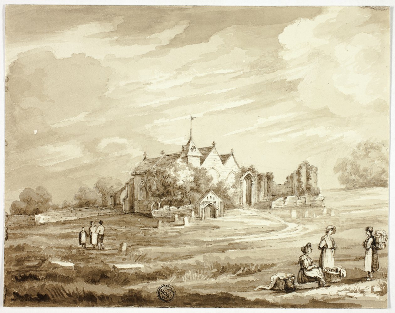 Kostel Winchelsea od Elizabeth Murray