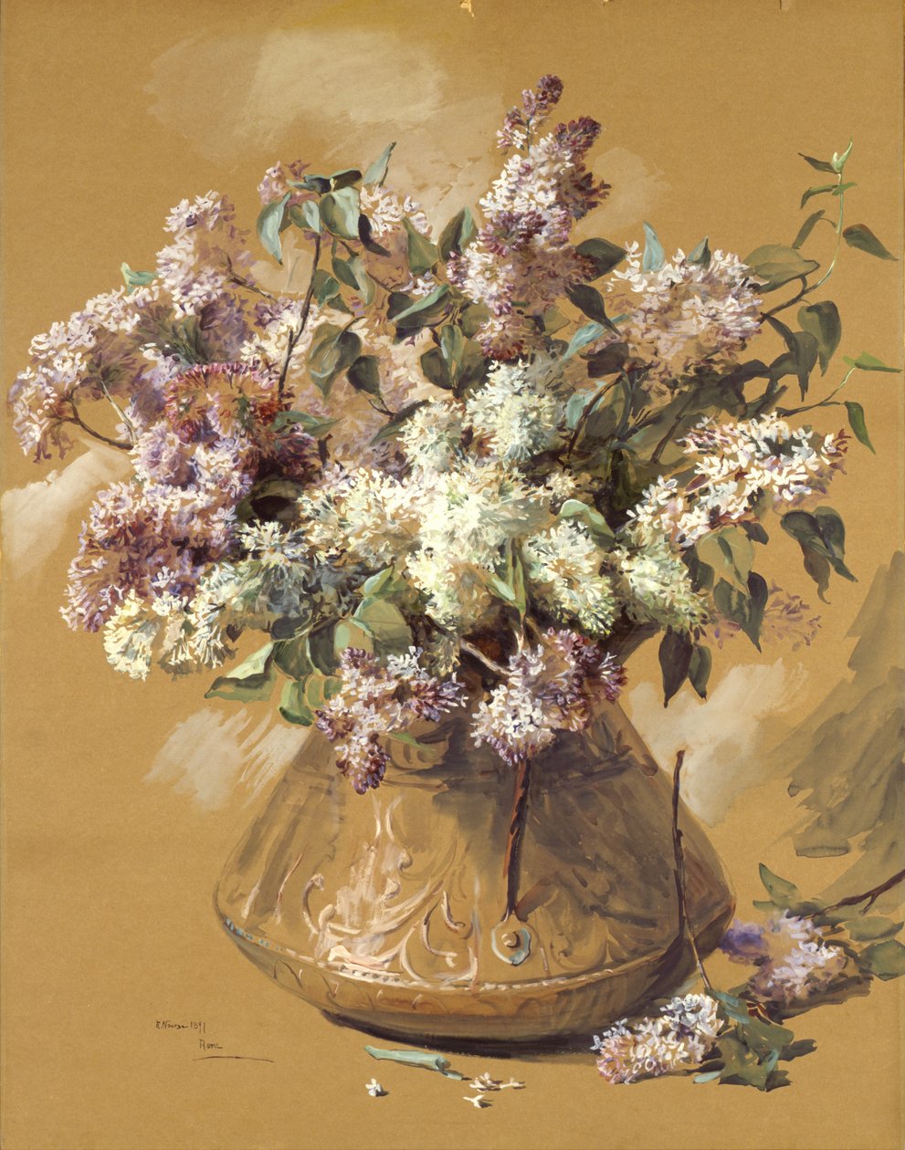 Šeříky, 1891. od Elizabeth Nourse