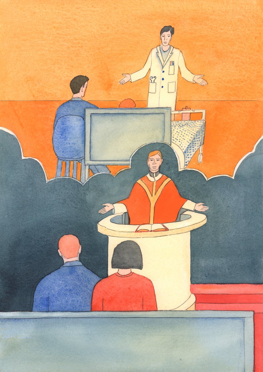 Chirurg, který stanoví vážnou diagnózu, má někdy malou naději na vyléčení, 2003 (bez papíru) od Elizabeth Wang