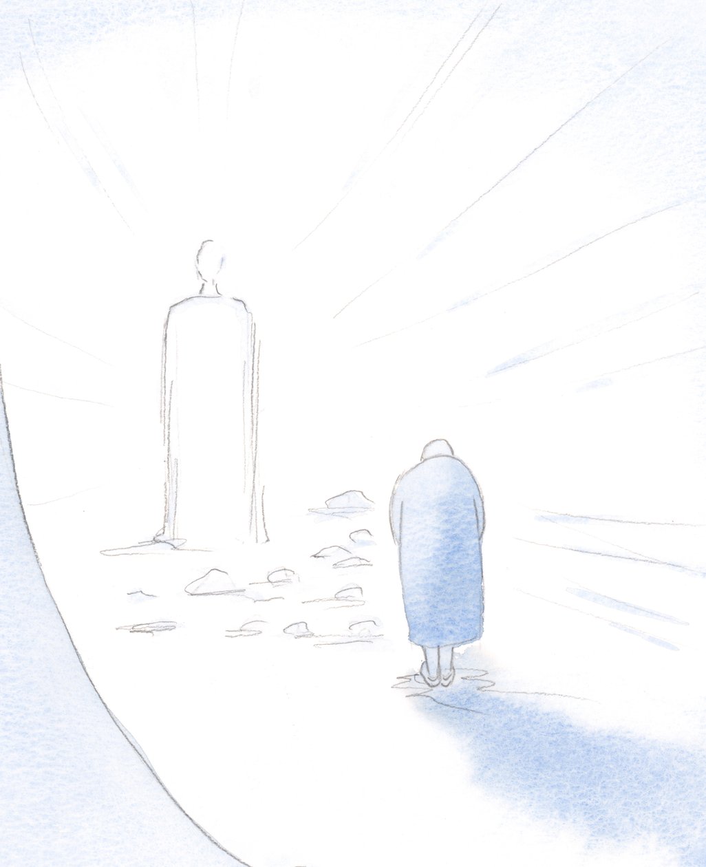 Kristus si přeje, aby před Ním byla položena každá chyba, starost nebo strach, který brání duši vidět Jeho vůli., 2001 (bez papíru) od Elizabeth Wang