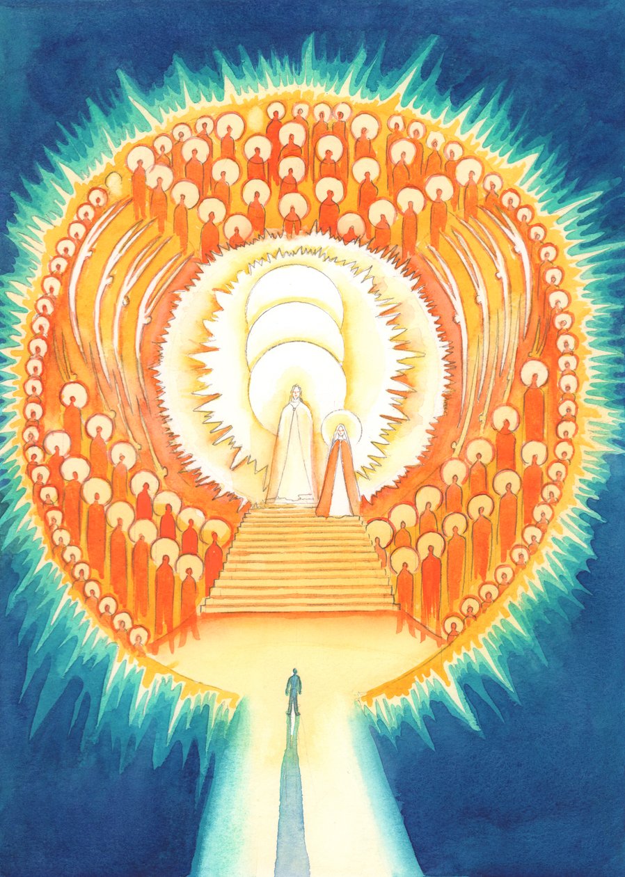 Každý z nás by se měl čas od času zamyslet: „Jsem připraven vstoupit do Glory of Heaven?“, 2004 (bez papíru) od Elizabeth Wang