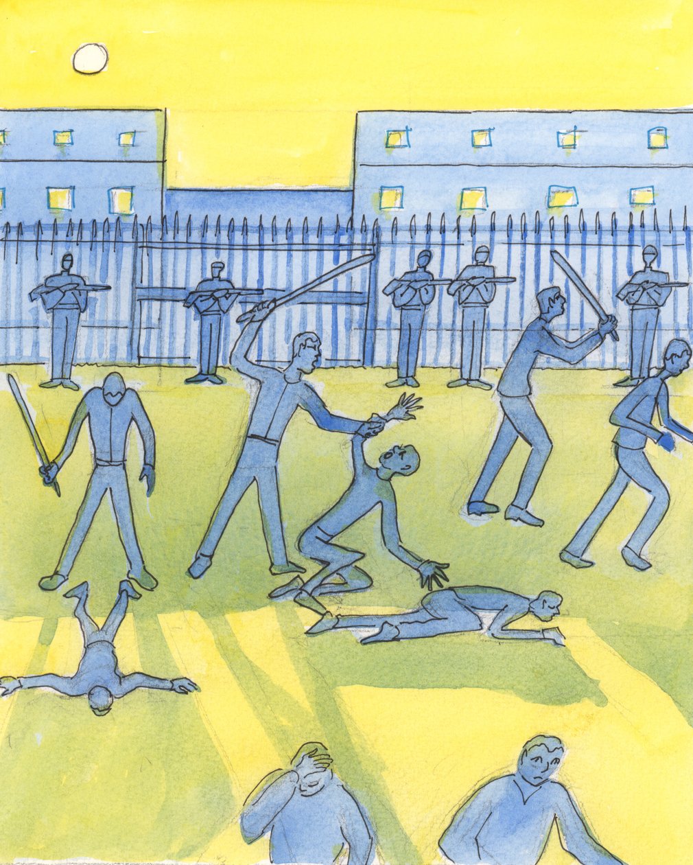 Vlády urážejí Boha, když selhávají při ochraně a pomoci svému lidu, 2004 (bez papíru) od Elizabeth Wang
