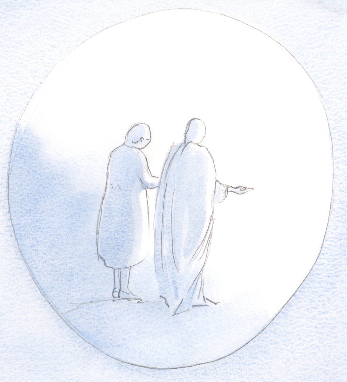 Byl vedle mě a natahoval ruku, aby pomohl a utěšoval ostatní, ať jsem k nim natáhl ruku., 2001 (bez papíru) od Elizabeth Wang